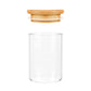 2oz Wood Lid Suction Glass Jars - 3.5 Grams 200 Count at Flower Power Packages