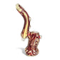 Maroon Accented Translucent Bubbler at Flower Power Packages