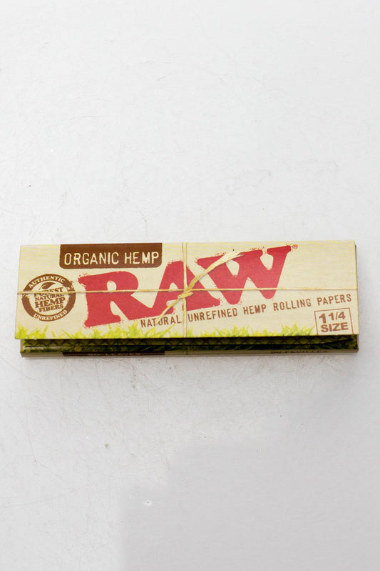 Raw organic hemp rolling paper Smoke Drop 1 1/4" 