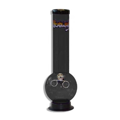 10" bubble pipe Flower Power Packages Black 