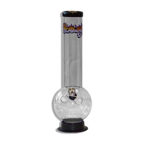 10" bubble pipe Flower Power Packages Clear 