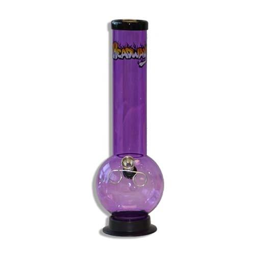 10" bubble pipe Flower Power Packages Purple 