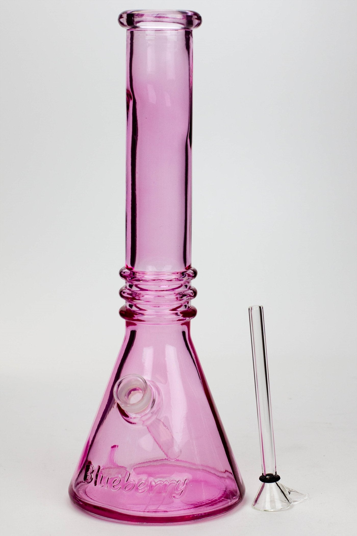12" colored soft glass water bong Flower Power Packages 