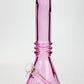 12" colored soft glass water bong Flower Power Packages Pink 