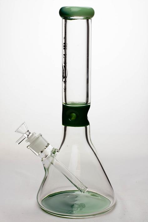 13 in. Genie 9 mm glass beaker water bong Flower Power Packages 