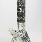 13.5" Glow in the dark 9 mm glass water bong - 19084 Flower Power Packages F 