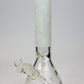 14" Infyniti Leaf Glow in the dark 7 mm glass bong Flower Power Packages White 