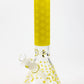 14" Luxury Patten Glow in the dark 7 mm glass bong [A24] Flower Power Packages Yellow 