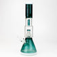 15" Infyniti showerhead percolator with splash guard glass bong Flower Power Packages Teal 