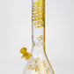 15" Tree of Life classic beaker glass bong Flower Power Packages Golden 