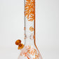 15" Tree of Life classic beaker glass bong Flower Power Packages Orange 
