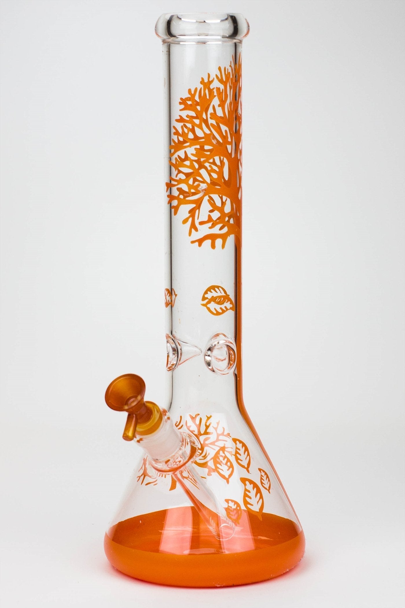 15" Tree of Life classic beaker glass bong Flower Power Packages Orange 