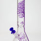 15" Tree of Life classic beaker glass bong Flower Power Packages Purple 