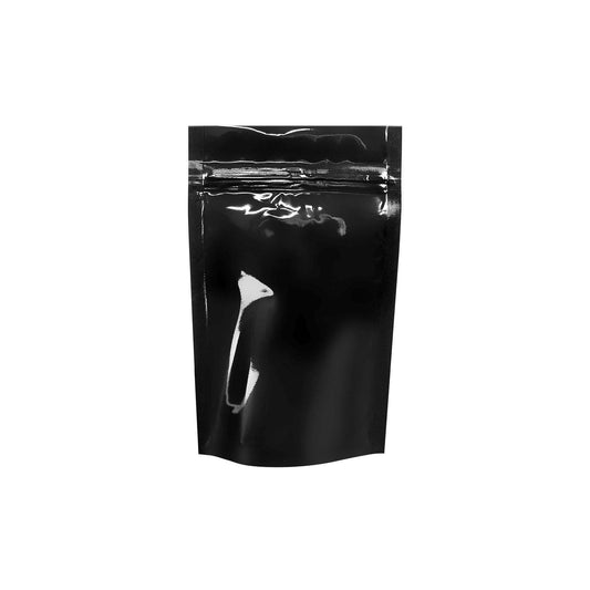 1/8 oz Black Tear Notch Mylar Bag 1000 COUNT at Flower Power Packages