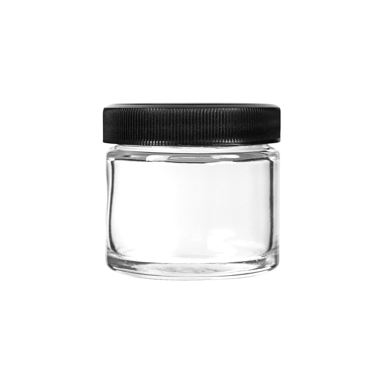 20oz Glass Jars with Black Caps - 3.5 Grams - 240 Count at Flower Power Packages