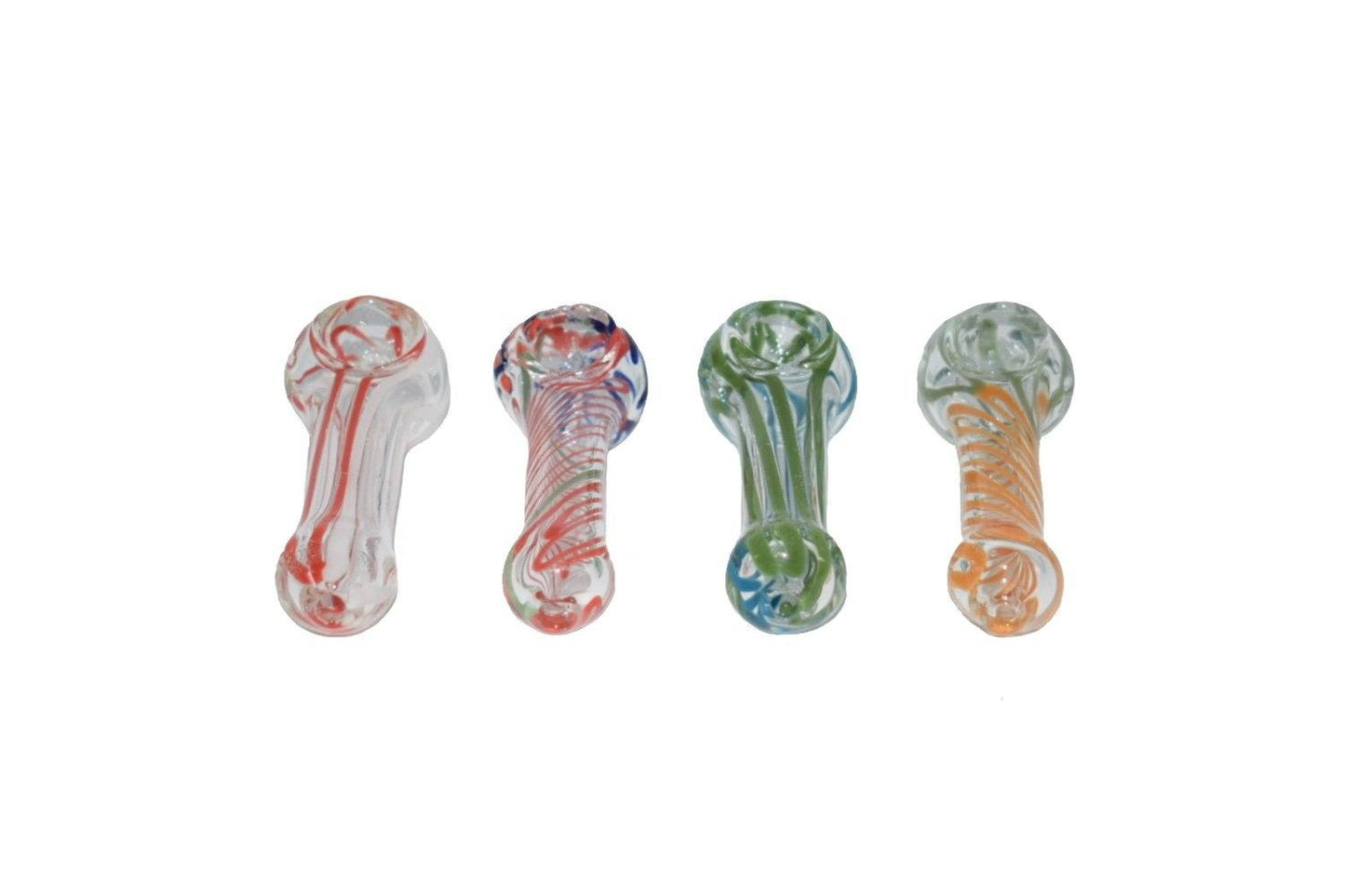 3" Hand Pipe Assorted Styles & Colors (1 Count) at Flower Power Packages