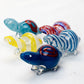 3" Turtle shape glass hand pipe Flower Power Packages 