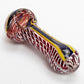 3.5" Heavy dichronic 6241 Glass Spoon Pipe Flower Power Packages 