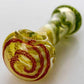 3.5" soft glass 3478 hand pipe Flower Power Packages 
