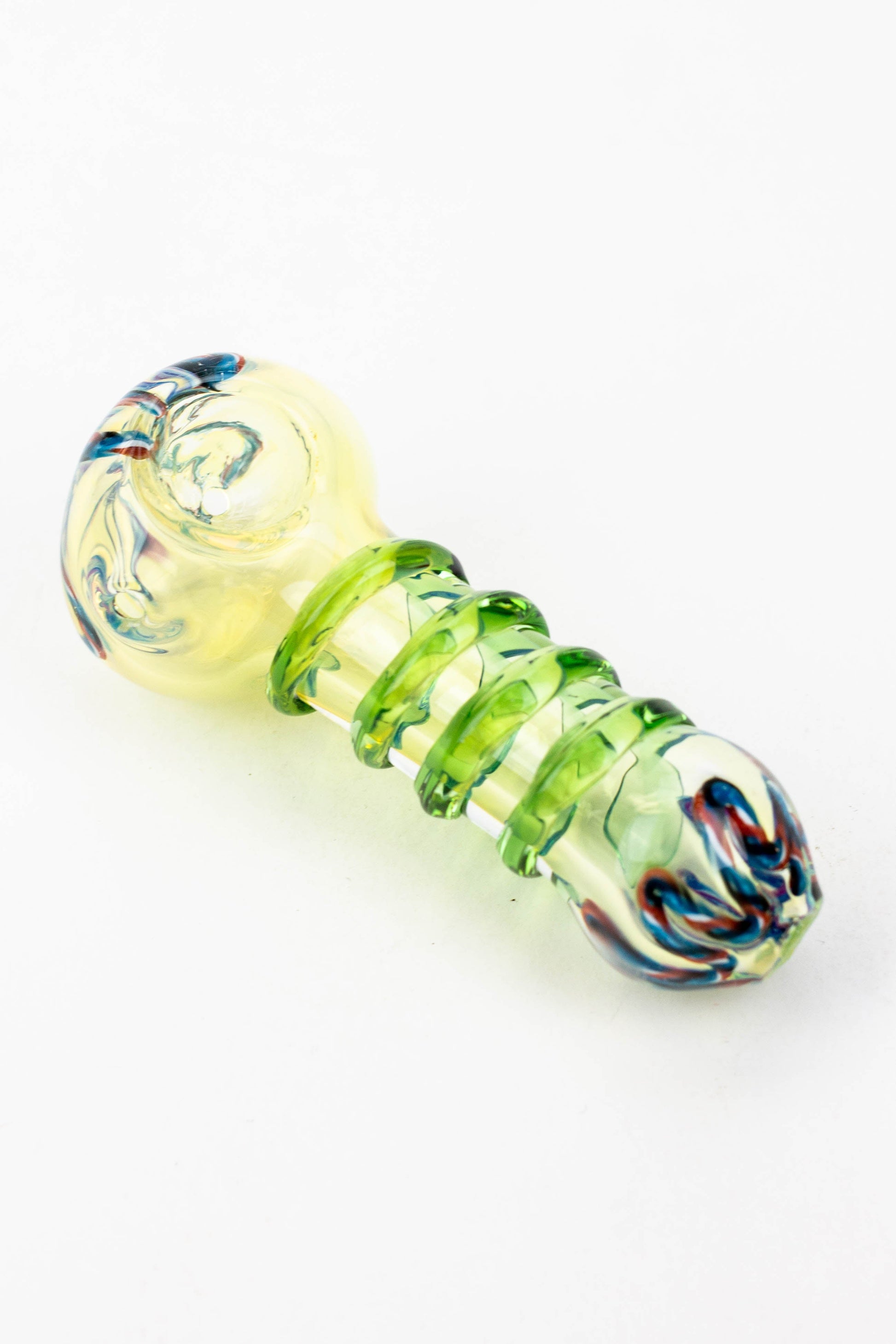3.5" soft glass hand pipe Flower Power Packages 