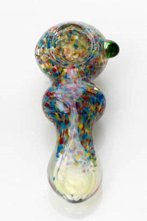 4" soft glass 5206 hand pipe Flower Power Packages 
