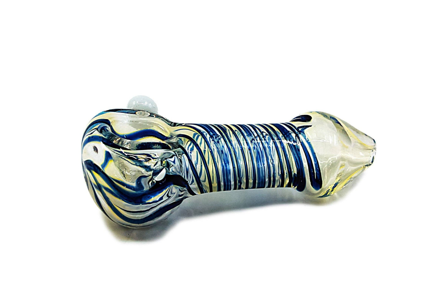 4" Swirly Glass Hand Pipe Flower Power Packages 