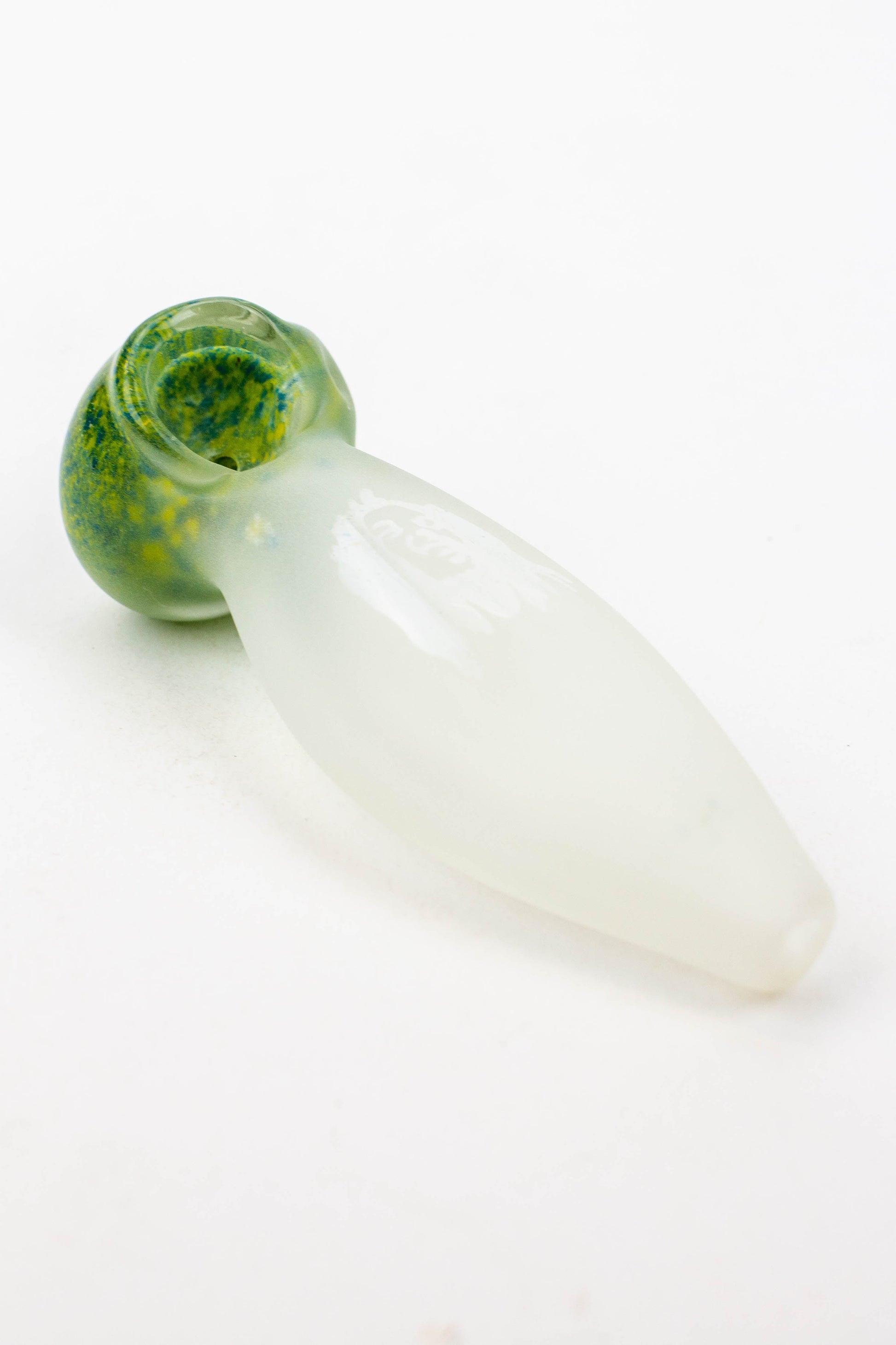 4.5" Frost soft glass hand pipe Flower Power Packages 