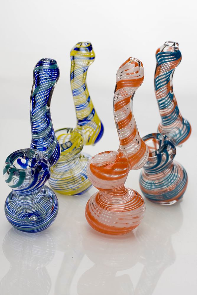 4.5" single chamber bubbler Flower Power Packages A 