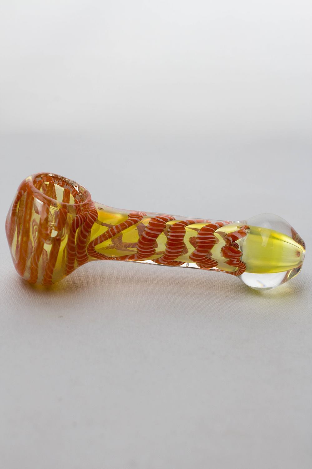 4.5" soft glass 4070 hand pipe Flower Power Packages 