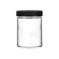 4oz Glass Jars with Black Caps - 7 Grams - 120 Count at Flower Power Packages