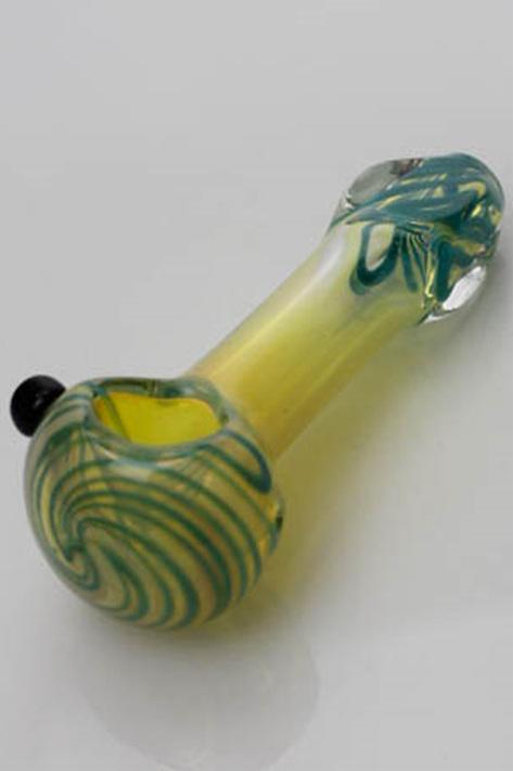 5" soft glass 5213 hand pipe Flower Power Packages 