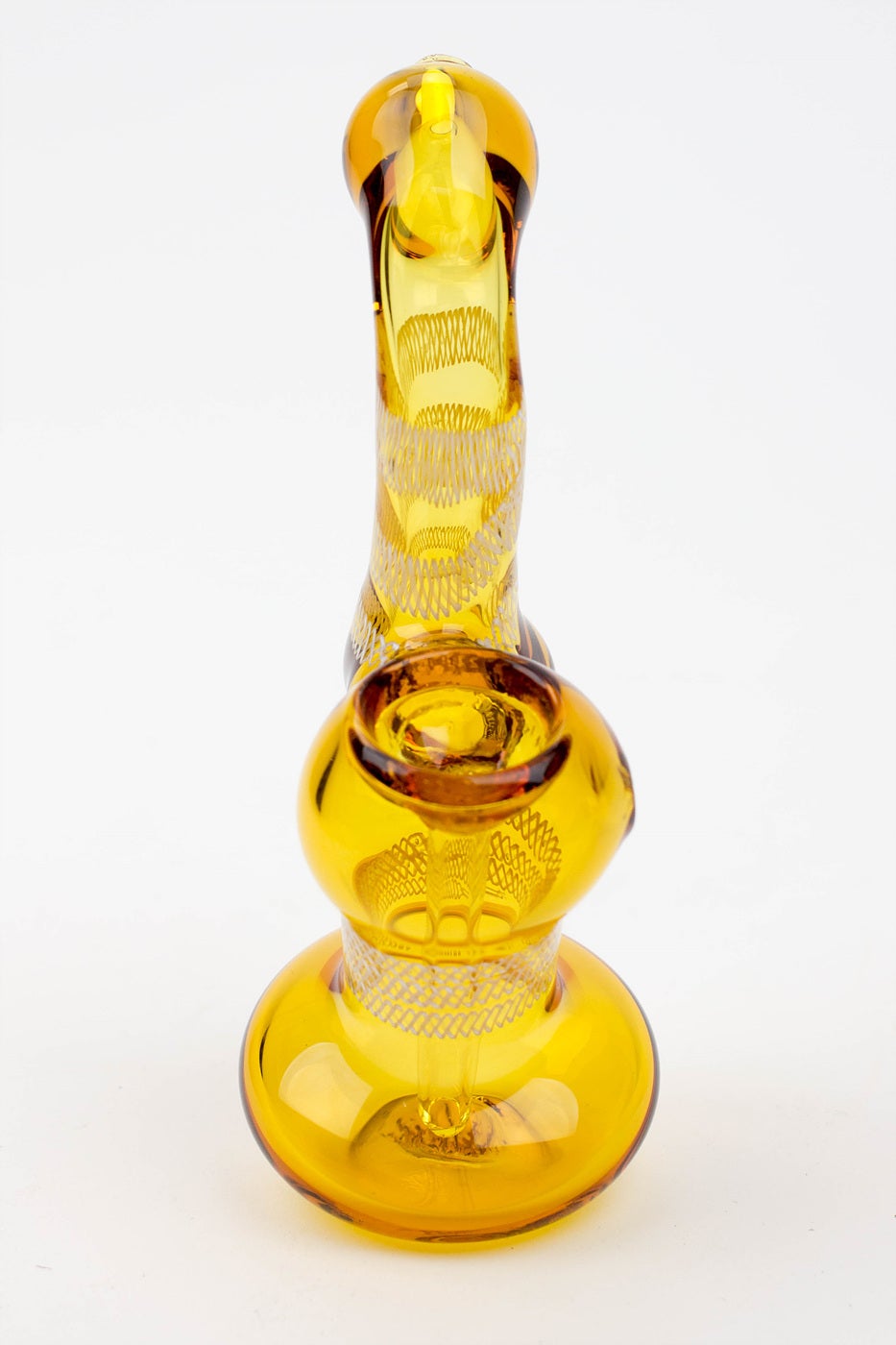5.5" Single chamber middle stripe bubbler-Assorted Flower Power Packages 