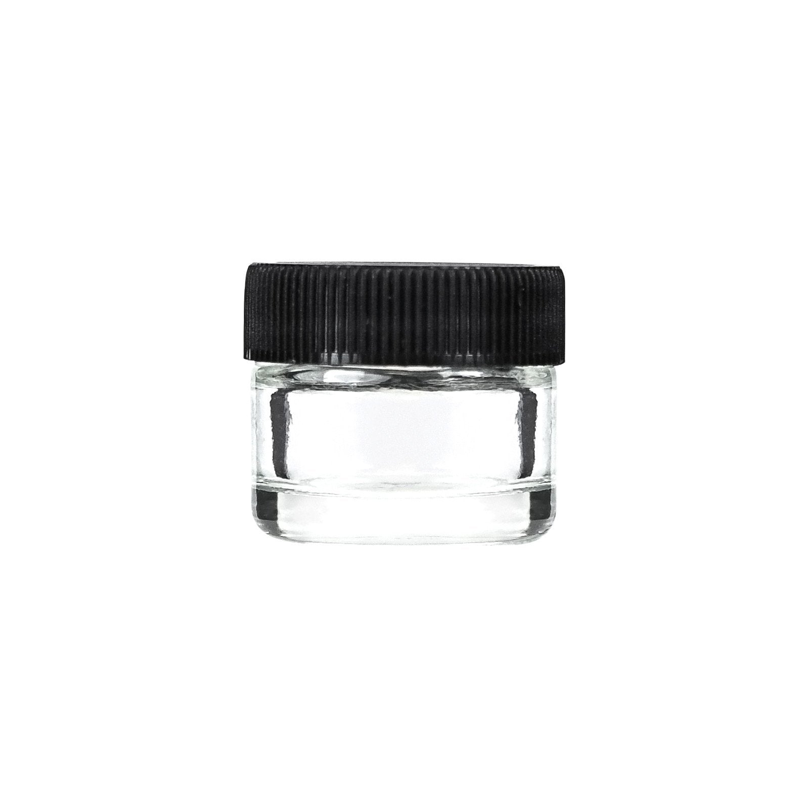  5ML Glass Screw Top Concentrate Container Black Cap - 1 Gram Dab at Fllower Power Packages