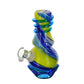 6" GOG MultiColor Mini Bong Flower Power Packages Blue / Yellow 
