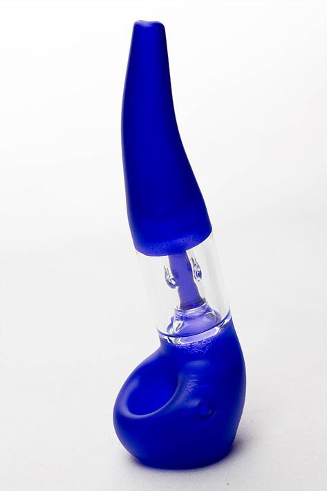 6" Sherlock dome percolator bubbler Flower Power Packages Blue 