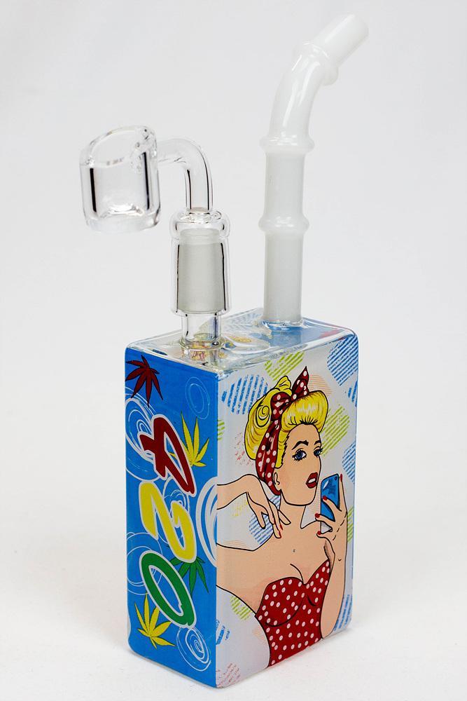 7.5" Juicy box Rigs-420 Flower Power Packages C 