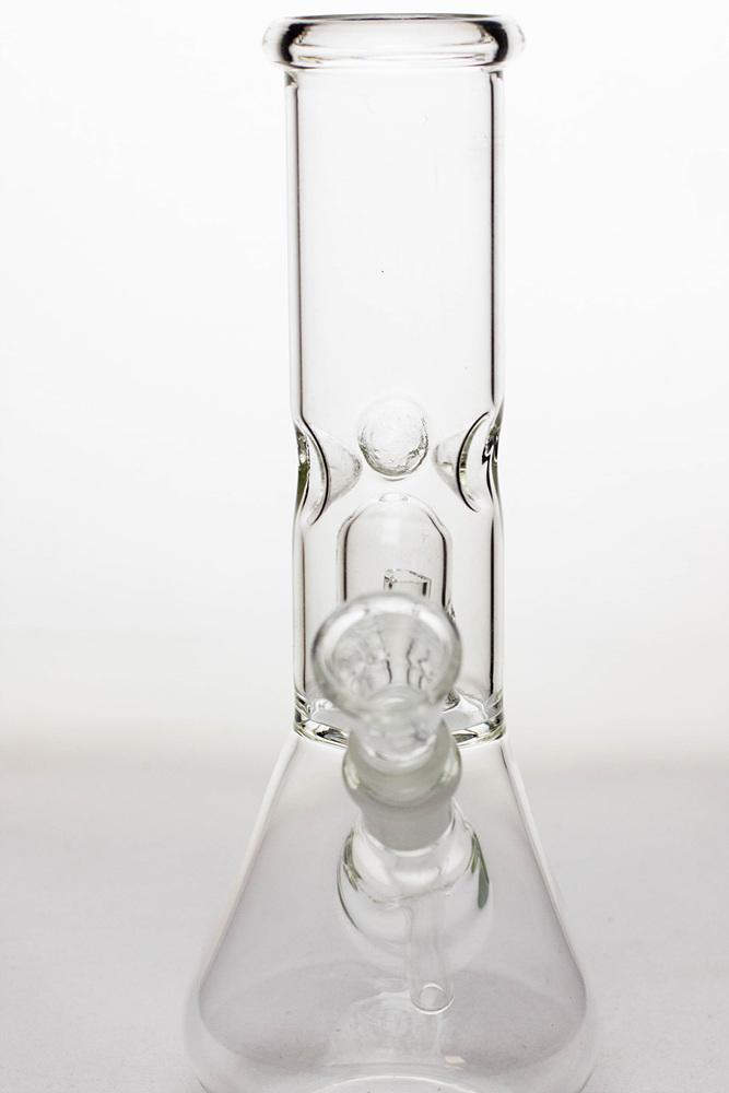 8" clear single dome percolator beaker water bong Flower Power Packages 