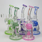 8.2" SOUL Glass 2-in-1 Cone diffuser glass bong Flower Power Packages 