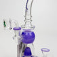 8.2" SOUL Glass 2-in-1 Cone diffuser glass bong Flower Power Packages Purple 