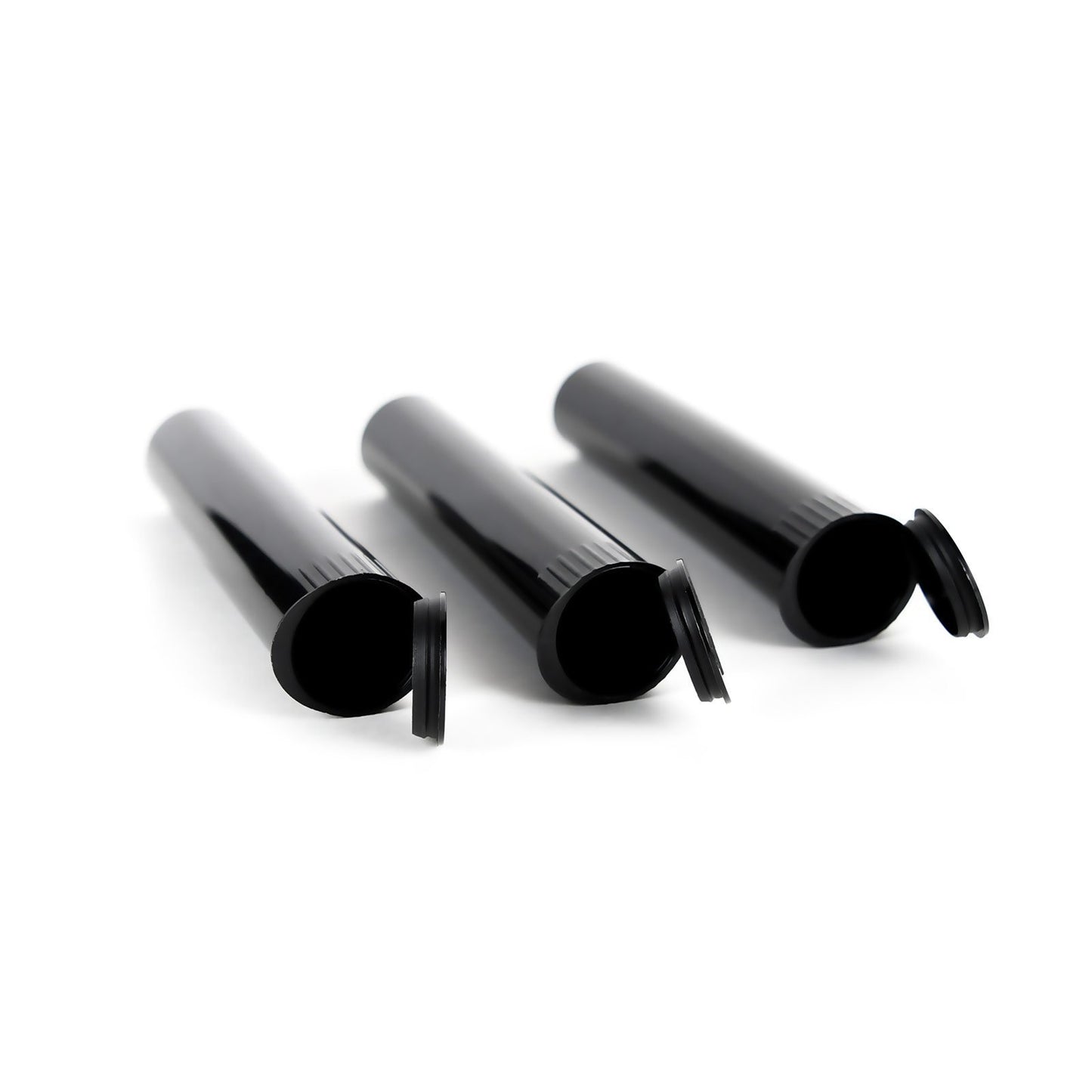 98mm Pre-Roll RX Squeeze Tubes Opaque Black - 700 Count at Flower Power Packages