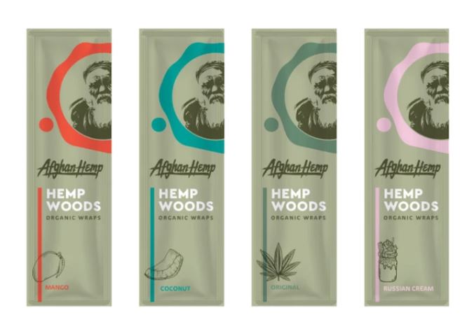 Afghan Hemp Blunt Wraps - Hemp Woods (8 flavors) Flower Power Packages Coconut 