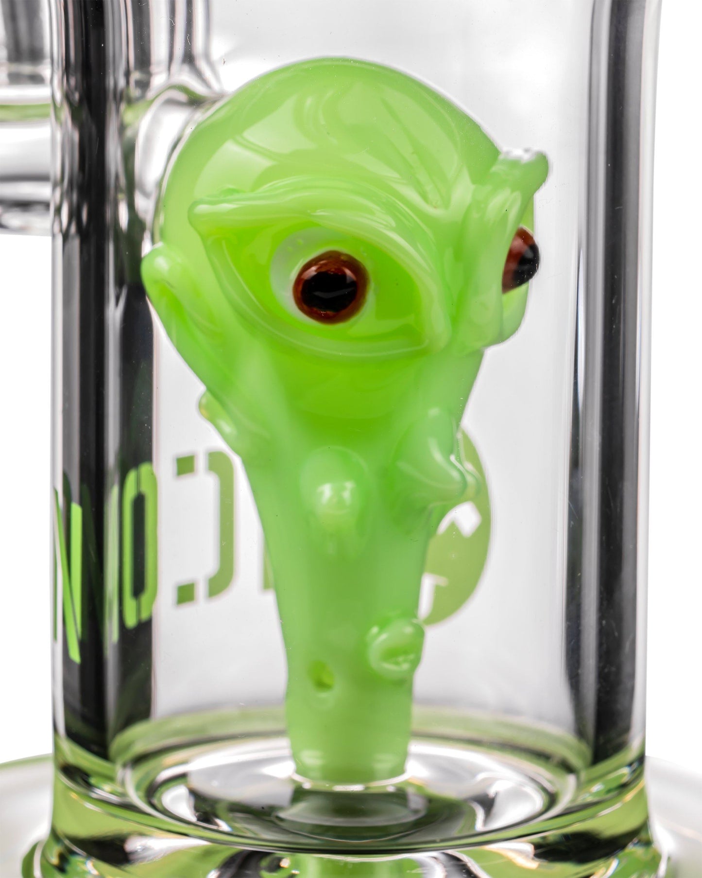 Diamond Glass Alien Head Perc Bong Alien Head Perc Detail