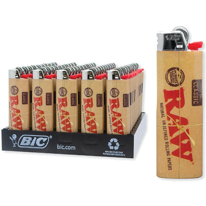 Bic Disposable Lighter Se Raw Classic 50 Display On sale