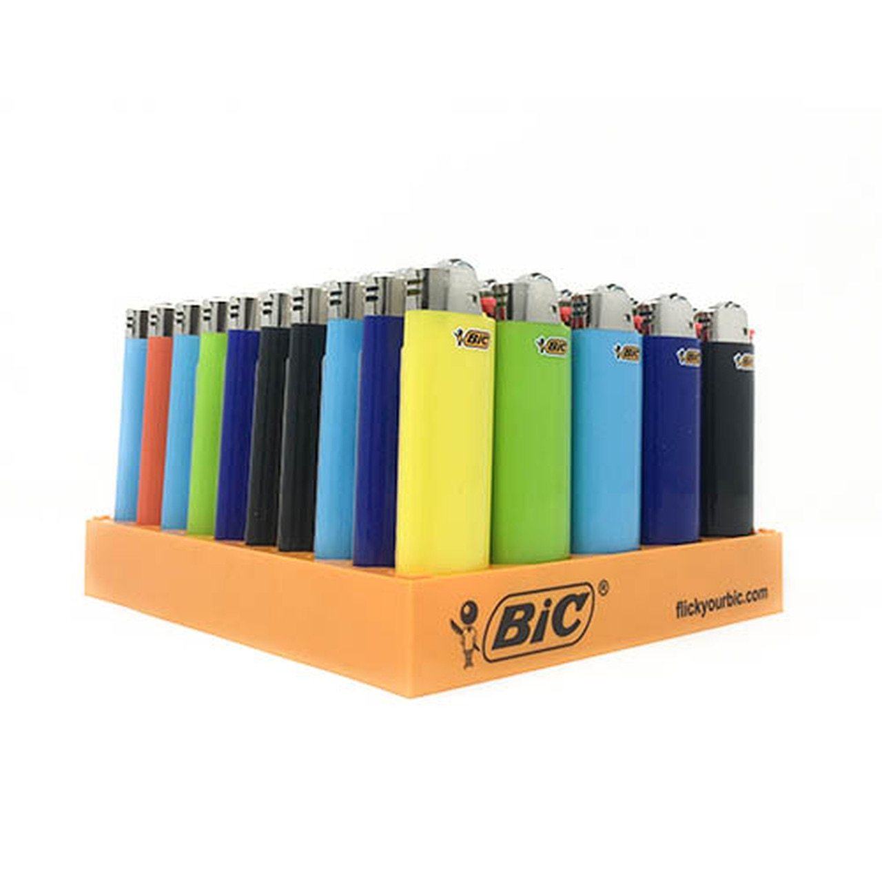 Bic Lighter Maxi Classic Assorted Colors (50 Count) Flower Power Packages 