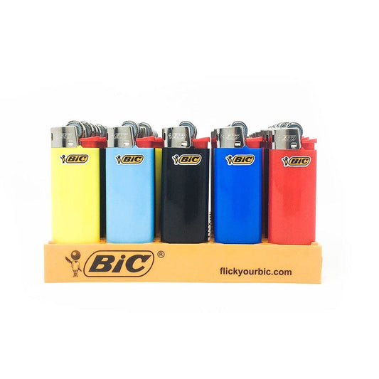 Bic Lighter Mini Classic Assorted Colors (50 Count) Flower Power Packages 