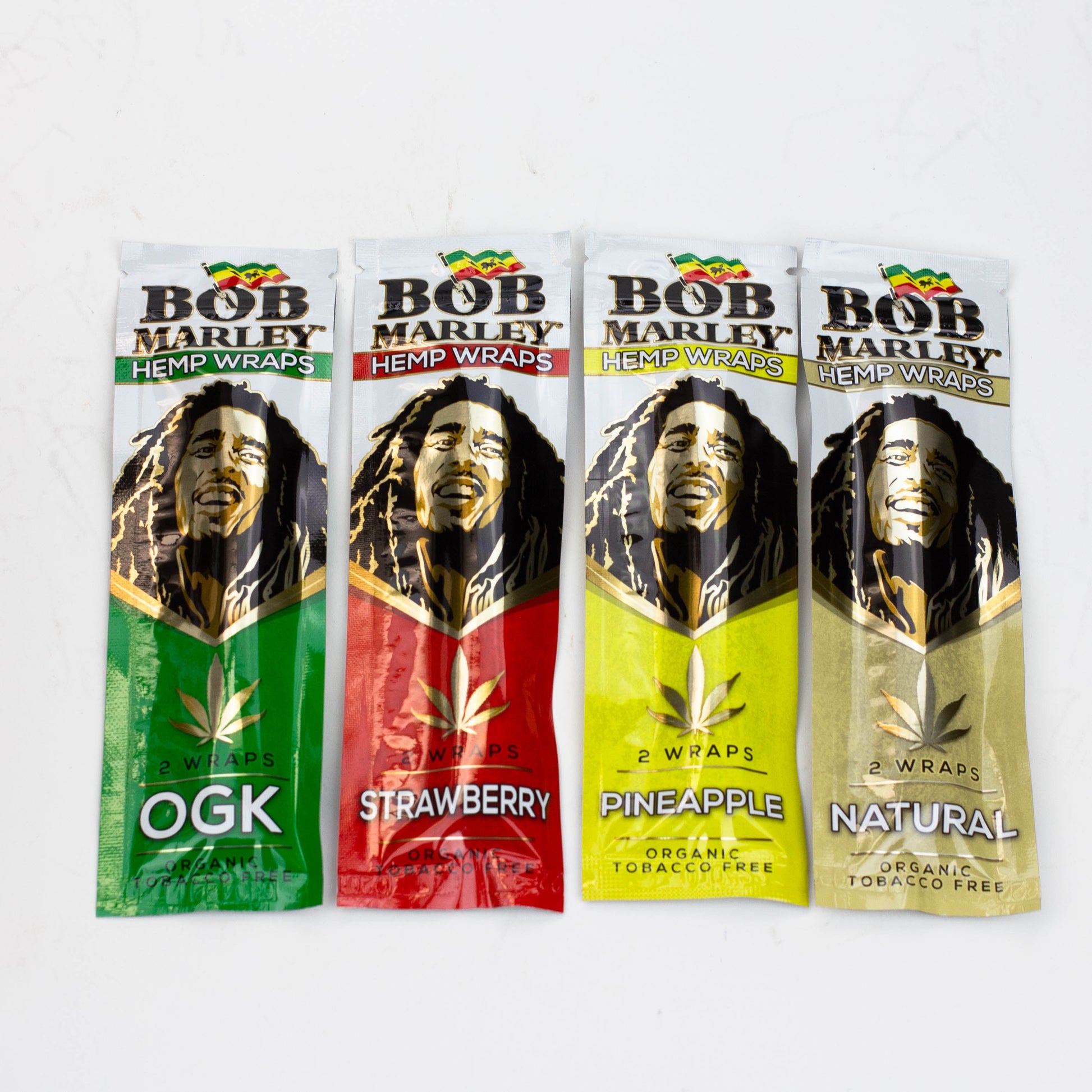 BOB Marley Hemp Wraps All Flavors 25pk Smoke Drop 