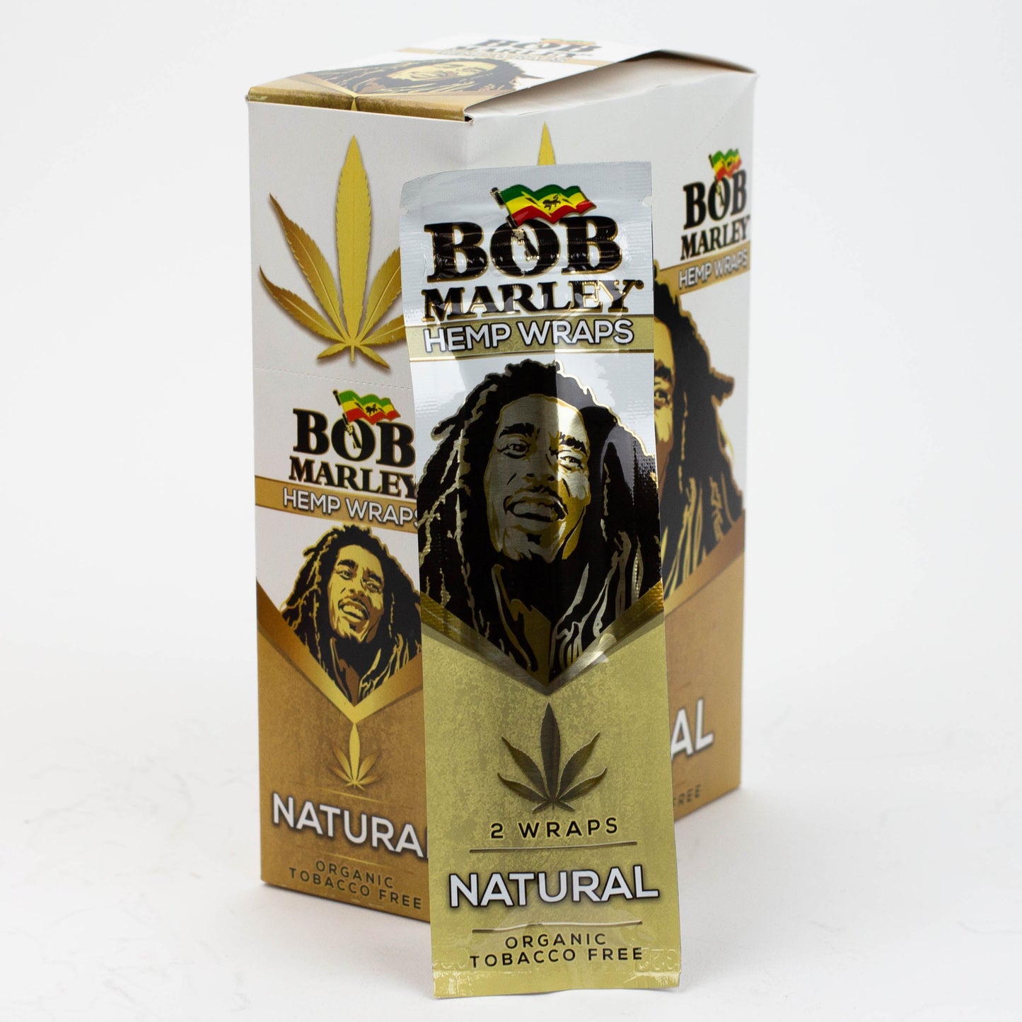 BOB Marley Hemp Wraps All Flavors 25pk Smoke Drop Natural 