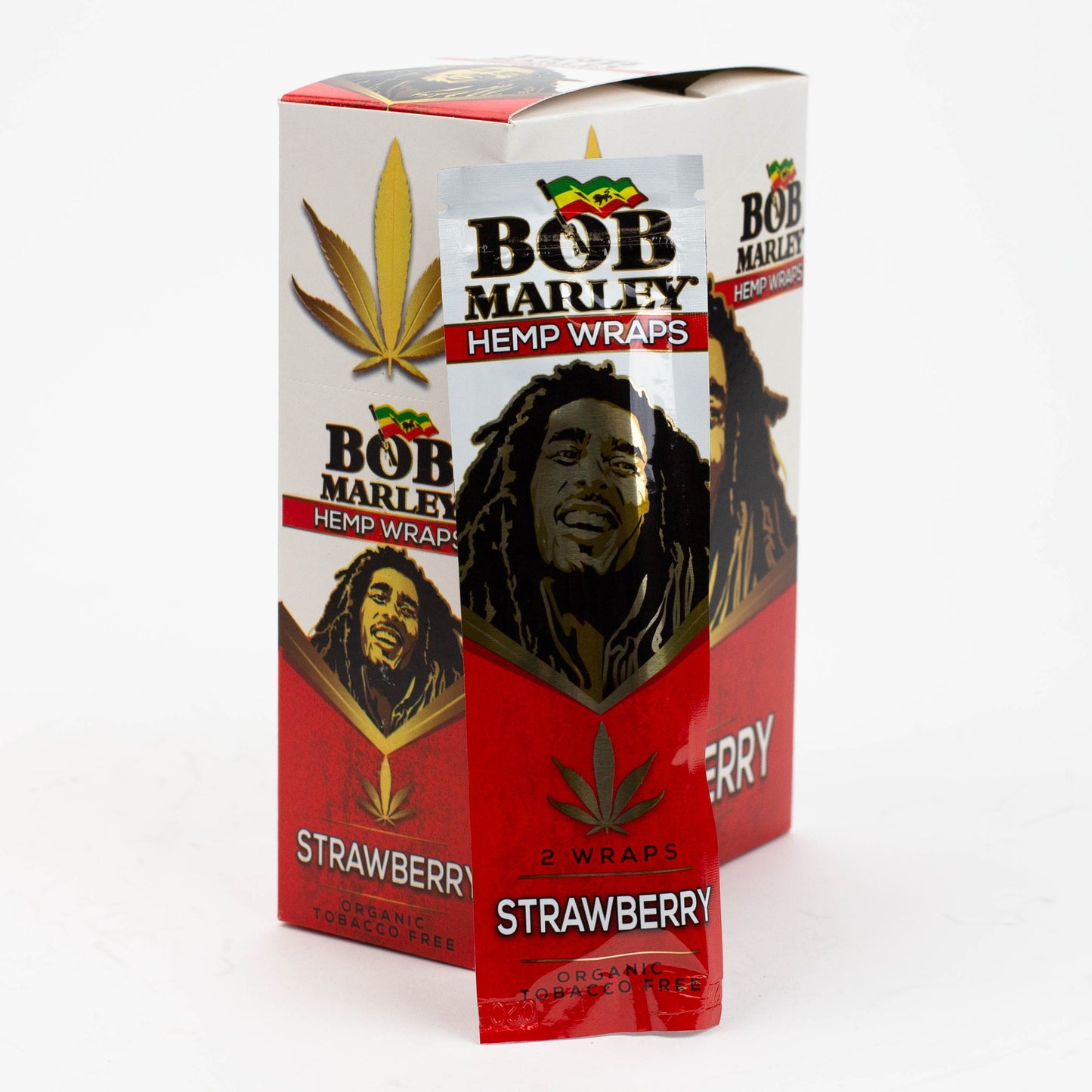 BOB Marley Hemp Wraps All Flavors 25pk Smoke Drop Strawberry 
