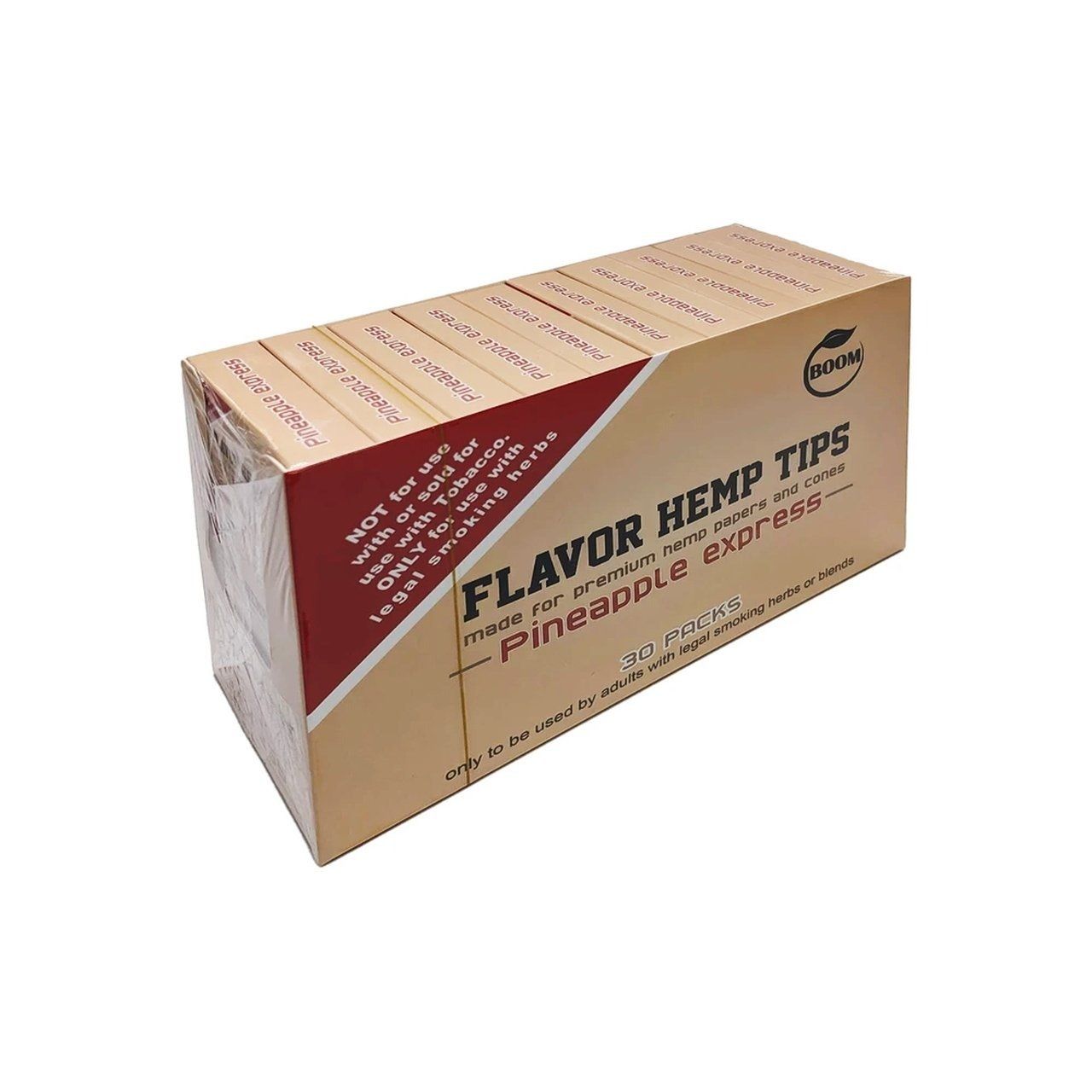 Boom Flavor Hemp Tips - 30 Packs Flower Power Packages 