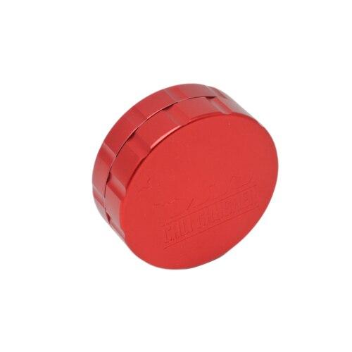 Cali Crusher 2.0 - 2 Piece Grinder Flower Power Packages Red 1.85" 